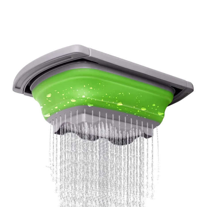 Hot Sale Family Used Foldable Colander Collapsible Drain Basket Expandable Kitchen Filter Sink Strai