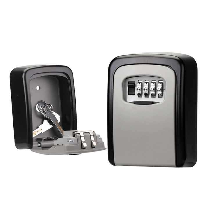 Digital Plastic Wall Mounted Car Key Safe Security Key Lock Box Wall Safe