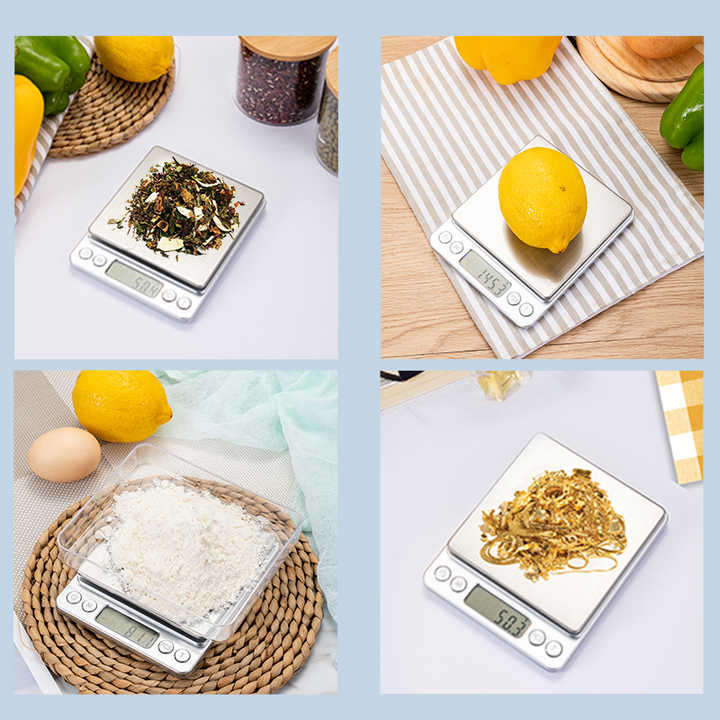 I2000 SUPERIOR MINI DIGITAL PLATFORM WEIGHING GOLD POCKET SCALE 3000G 500G