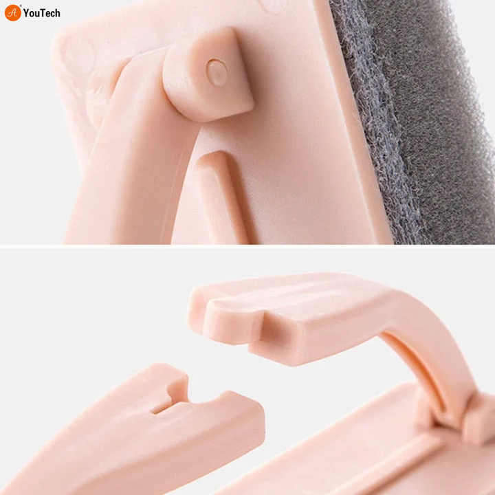 Folding Sponge Cleaning Brush Kitchen Cleaning Bathroom Toilet Kitchen Glass Wall Cleaning Bath Brus