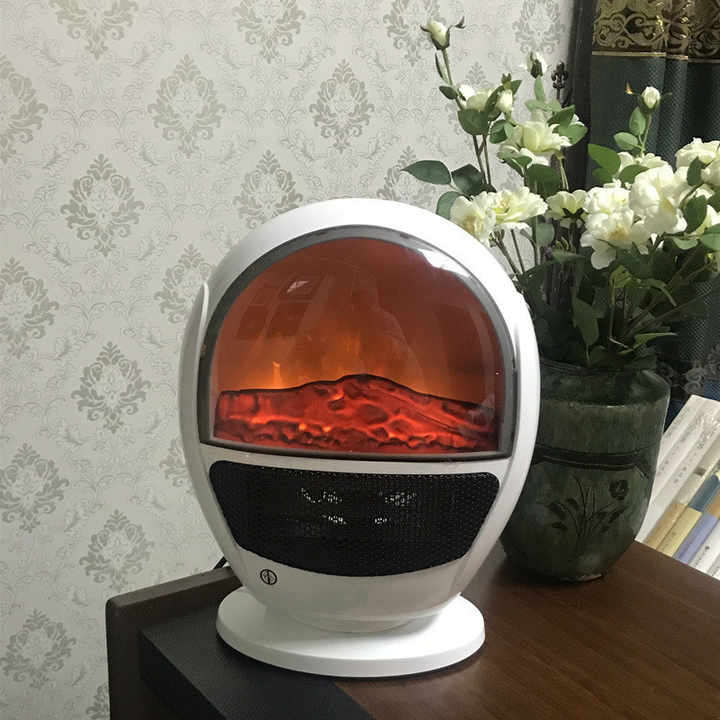 Fireplace Heater Simulated Flame Household Electric Heater Hot Air Heater Energy Saving Office