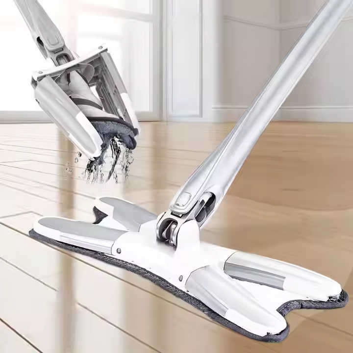 360 Flat Mop X Microfiber Hand Free Wash Replace Spin Twist Mop Wringer Floor Cleaning Mop