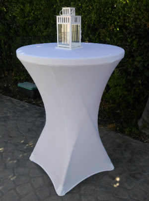 60CM Folding Bistro Table for Outdoor Garden Dining & Hotel Use Foldable Plastic High Bar Table for