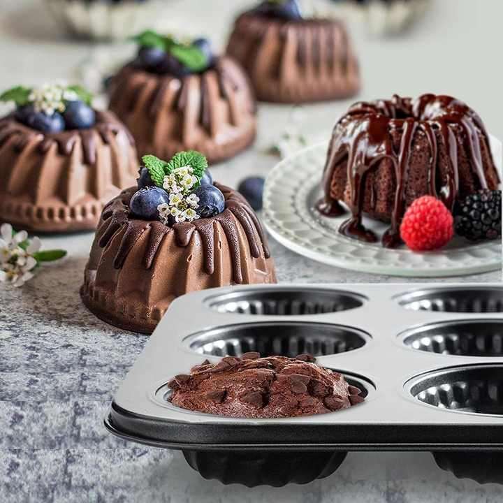 12 Cup Muffin Pan Quality Mini Cup Cake Baking Pan Mold