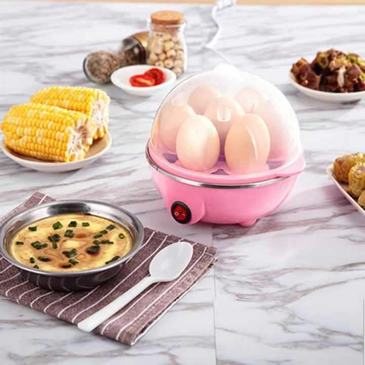 7 Eggs Capacity Chicken Rapid Egg Cooker Machine Electric Egg Boiler OEM Steel Pow