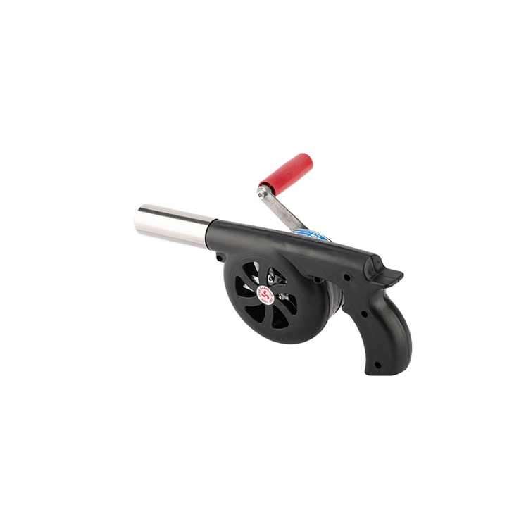 Manual Barbecue Picnic Air Blower Hand-Cranked Combustion Blower Camping Gas Fuel Bag Packed Cookin