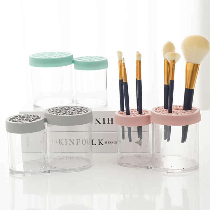 Luxury Makeup Brush Cosmetics Organizer Containers Storage Box