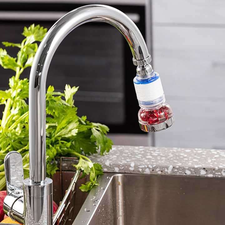 ABS 360 Degree Rotatable 3 Functions Water Saving Kitchen Nozzle Sink Faucet Aerator Adapter Tap