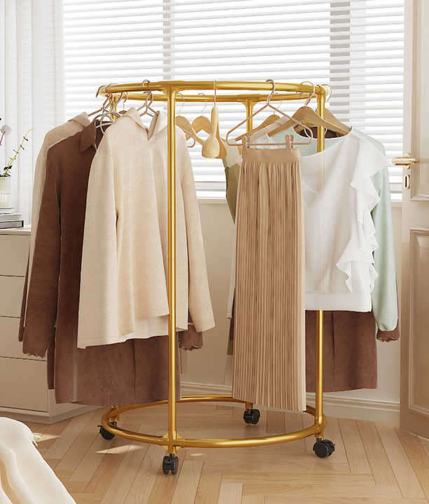 Steel Clothes Airer Shape Free Standing Laundry Drying Rack Multifunctional Folding Clothes Dryer