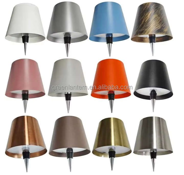Portable Dimming Bar Night Lamp Touch Control Rechargeable Circular Wireless Wine LED Bottle Table L