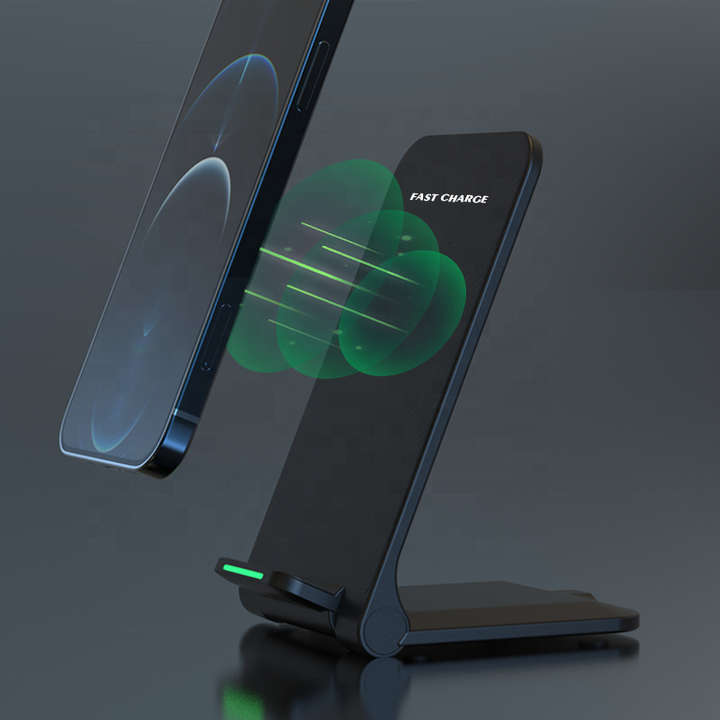 New Wireless Charger Foldable Phone Holder 15w Universal Mobile Phone Fold Charging Desktop Station