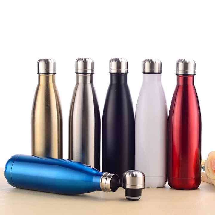 350ml Reusable Stainless Steel Insulated Metal Thermal Water Bottle