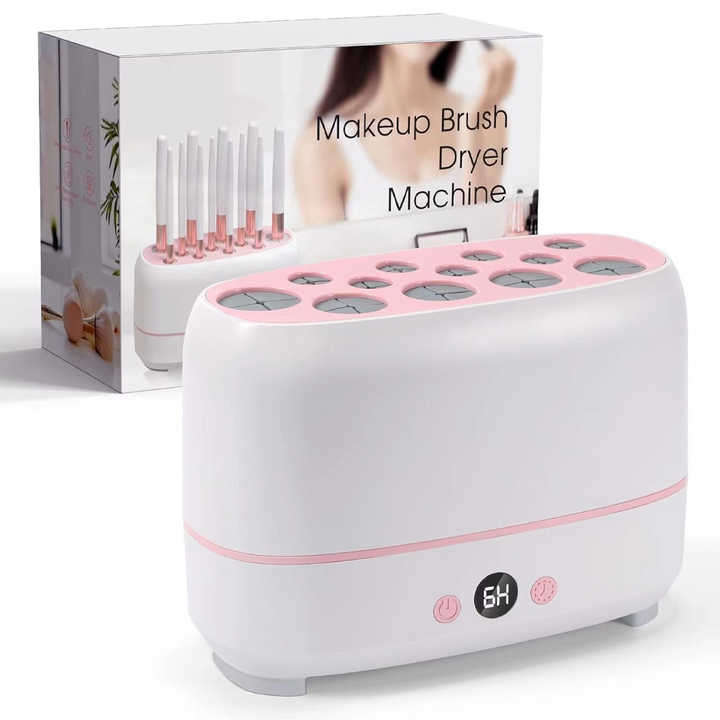 Automatic Electric Household Dryer Ionic Operating System Cosmetic Make-Up Brushes Cleaning Tool Set