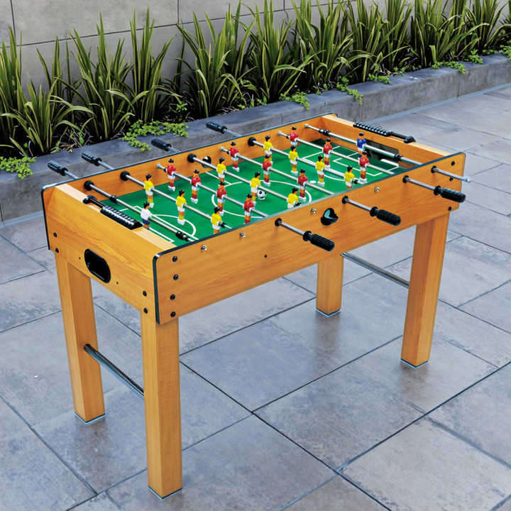 1.2M Classic Wood Tabletop Soccer Board Game Football Table Toy for Kids and Adults
