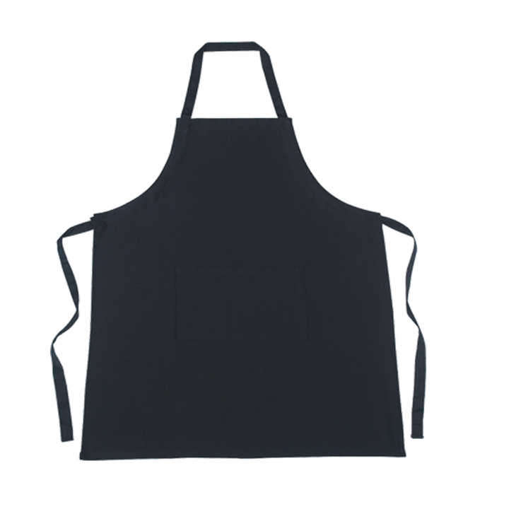 Custom Water-Proof Black Hair Salon Apron Made of Polyester-for Nail Salons Direct Factory Supply