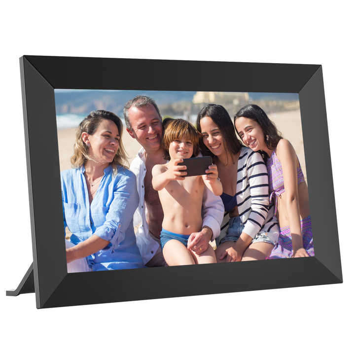 32GB 10.1 Inch Digital Picture Frames WiFi Version with Auto-Rotate Easy Setup Free Share Photos&Vid