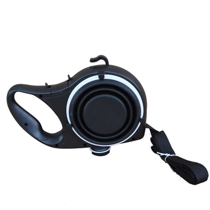 4 in 1 Retractable Dog Leash Automatic Traction Rope Belt Dog Leash With Folding Pet Bowl Drinking B