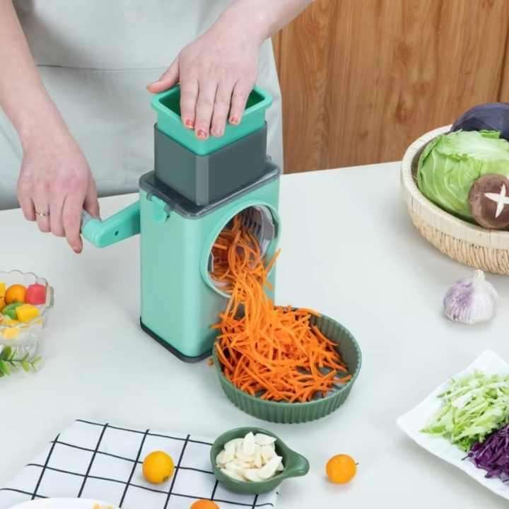 Multifunctional 3 1 Stainless Steel Panel Manual Vegetable Cutter Kitchen Tools Gadgets Grater Potat