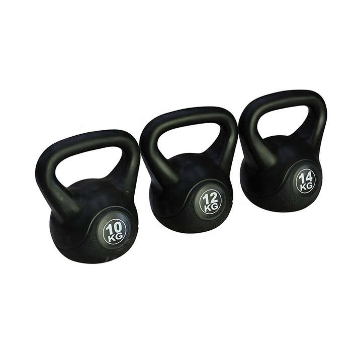 10KG Competition Grade Cement Concrete Mold Kettlebell Set Exercise Fitness Equipment