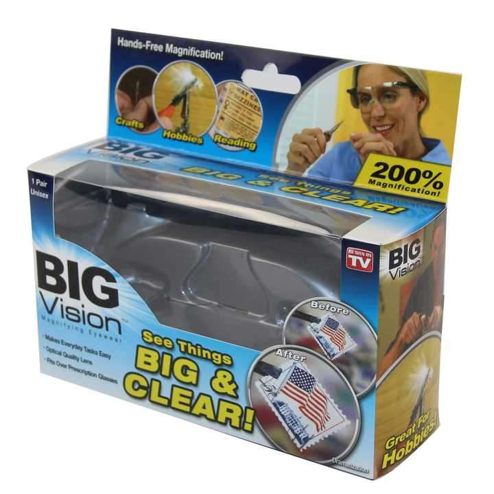 Big Vision Magnifying Glasses with Adjustable Lanyard Strap (160x)