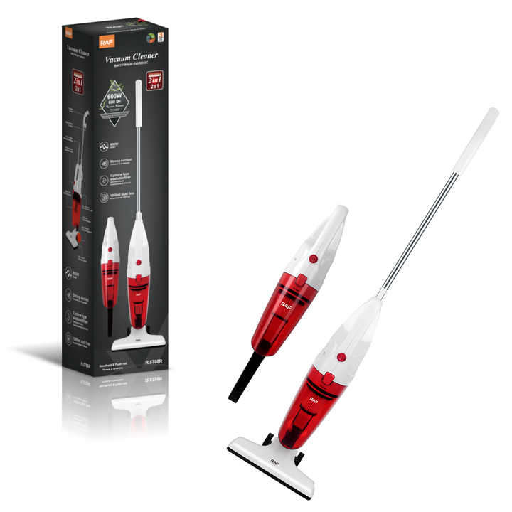 RAF Multi 2 in 1 Portable Handheld Upright Vacuum Cleaner Bagless Car Stick Vacuum Cleaner