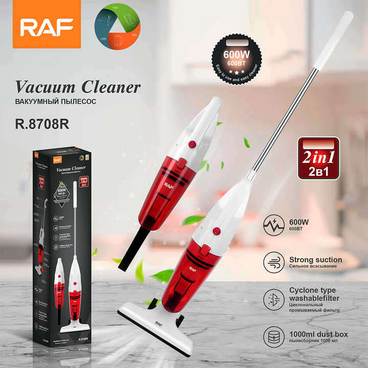 RAF Multi 2 in 1 Portable Handheld Upright Vacuum Cleaner Bagless Car Stick Vacuum Cleaner