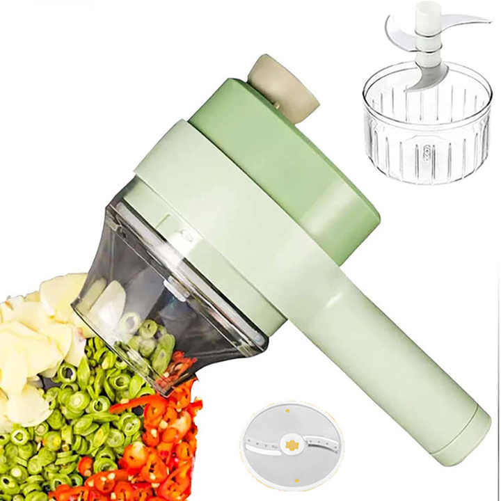 Chopper Multifunctional Electric Garlic Chopper Stainless Steel Veggie Slicer Onion Cutter Kitchen