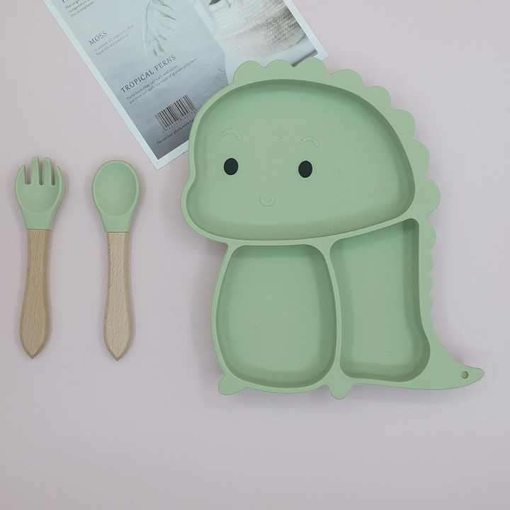 Food Grade Silicone Feeding Baby Animal Bowl
