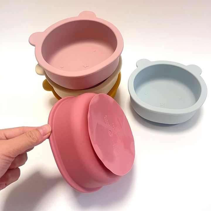 Toddler First Stage Training Learning Feed Baby Led Weaning BPA Free Suction Silicone Baby Feeding