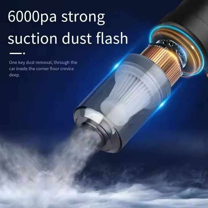 Car Cleaning Integrated Multi-purpose Blowing and Suction Wireless Vaccum Cleaner for Car