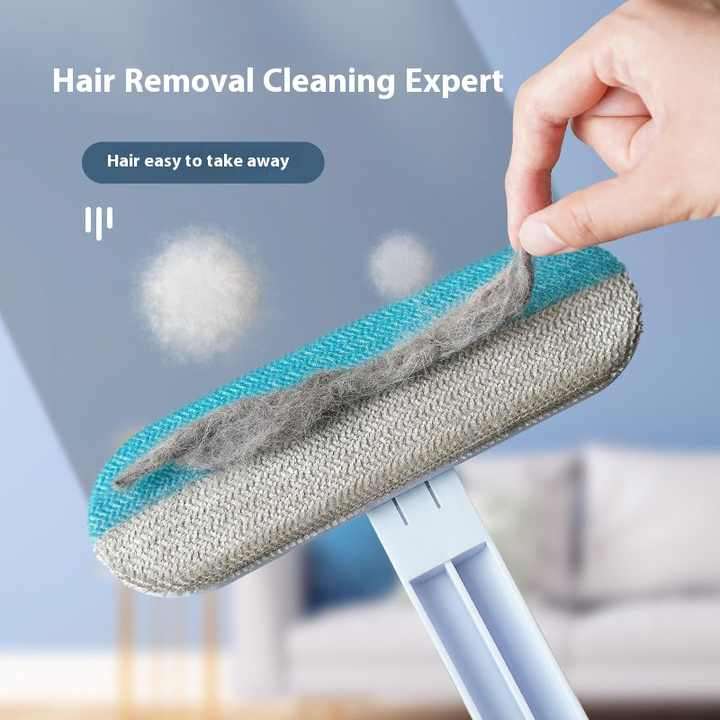 Pet Multi-function Brush Removable 4 in 1 Hair Cleaning Sofa Rug Traceless Hook Pet Hair Remover Can
