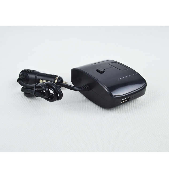 Olesson 1635 12-24V 100W Dual USB 3 Socket Car Charger with ON/OFF Switch Car Charger Adapter