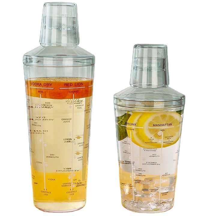 530ML Ice Shaker Cup Drink Mixer Shaker Bottle Boba Shaker