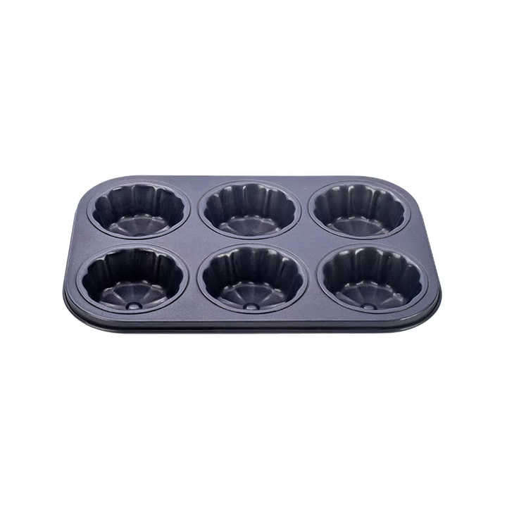 6 Cup Muffin Tray Bread Baking Pan Mini Cake Pan