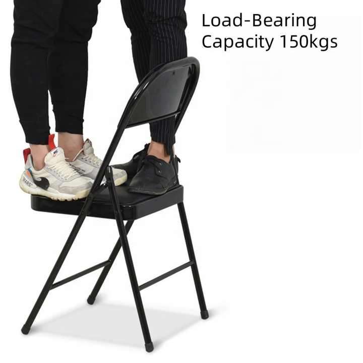 Training Office Chair Leather Comfortable Folding Chairs Garden Vintage Backrest Leisure Home Chair