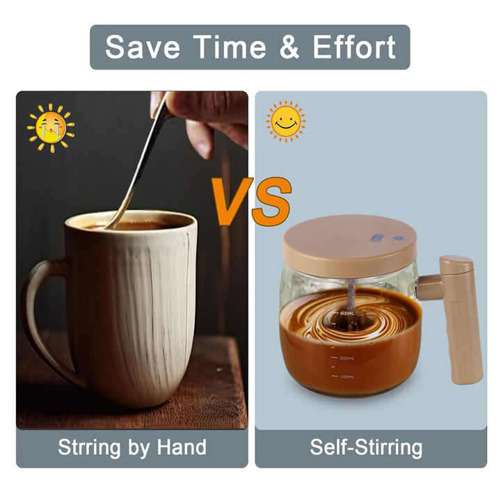 Mixing Tumbler Self-Stirring Auto Mix Coffee Cup with Electric High Speed