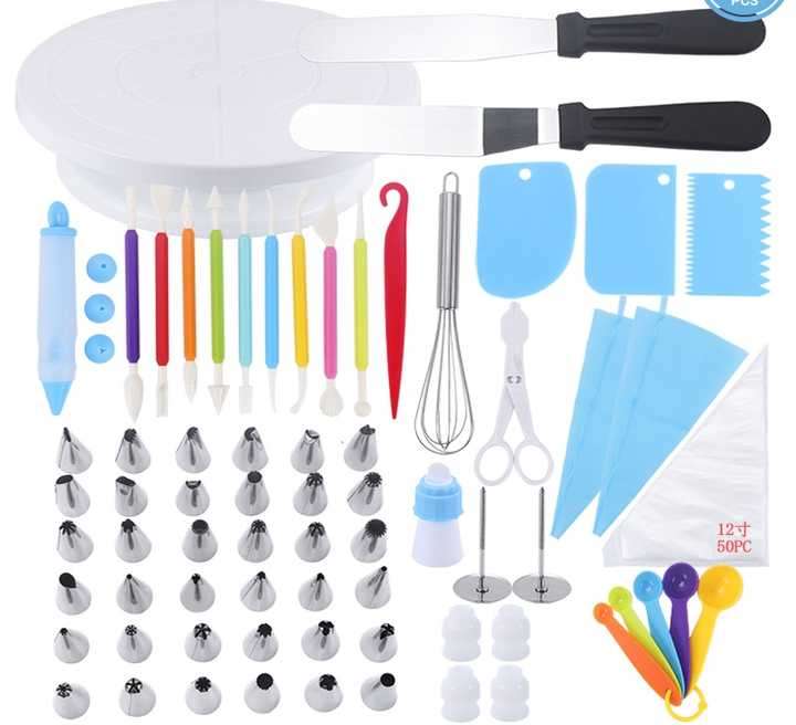 66Pcs Baking Pastry Cake Tools Accessories Reposteria Cake Decorating Supplies Kit Set
