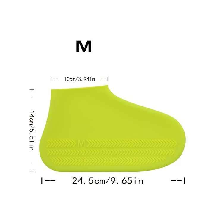 Waterproof Shoe Covers Non-Slip Water Resistant Overshoes Silicone Rubber Rain Shoe Cover Outdoor Cy