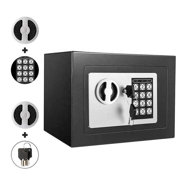 Safe Box for Hotel Office Money Deposit Box Fireproof Safe for Home Small Size Digital Lock and Keys