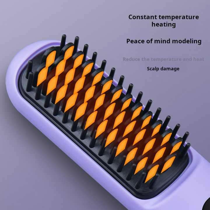 Hair Straightener Wireless Charging Portable Hair Straightener Does Not Hurt Hair Curling