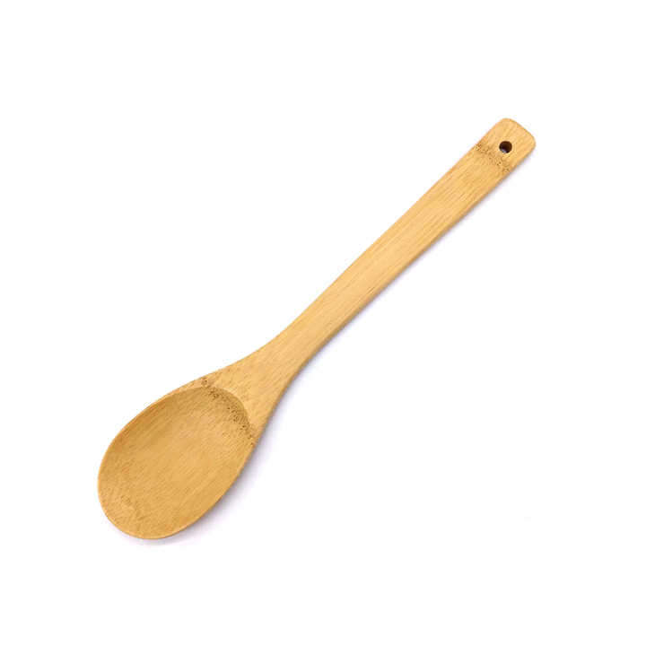 12" Bamboo Wood Cooking Spoon