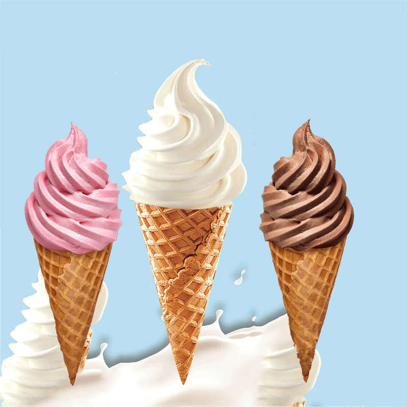 3 Flavor Soft Ice Cream Machine - Floor Model