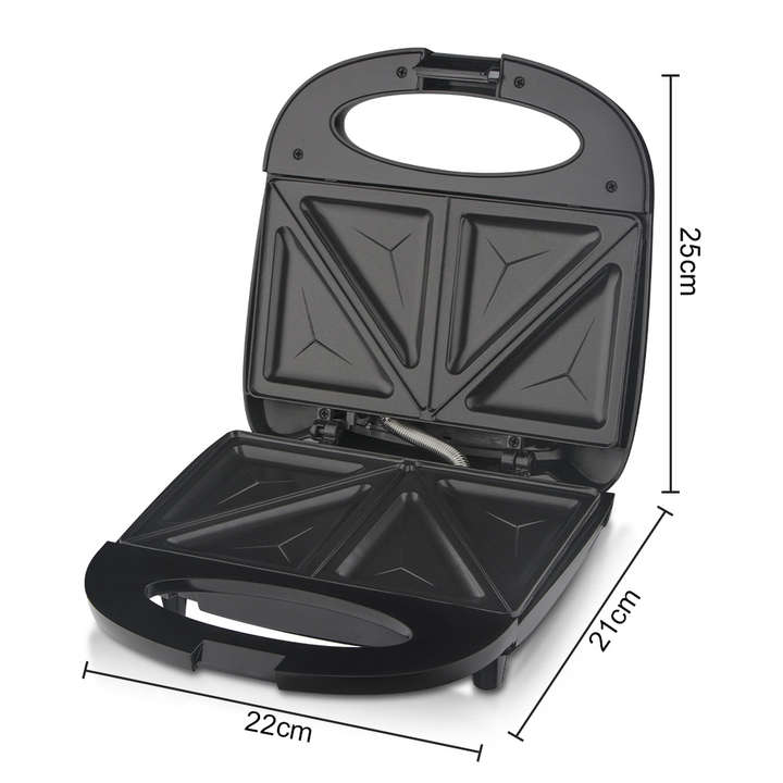 Automatic Non Stick Sandwich Machine Maker Waffle Maker Detachable Breakfast Toaster Electric