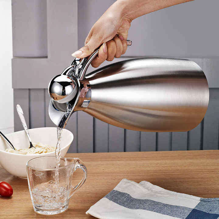 304 Stainless Steel Vacuum Insulated Coffee Pot Hot Water Bottle PC Thermos