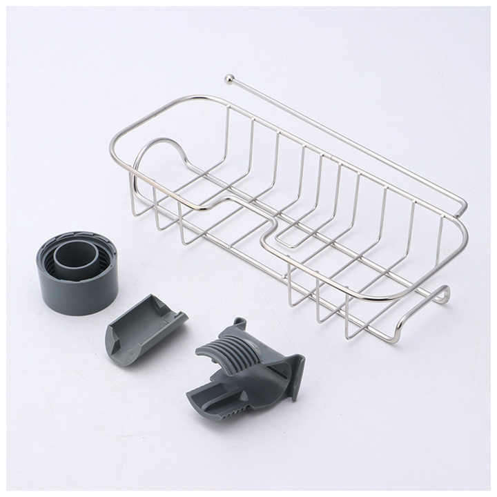 Stainless Steel Sponge Storage Bathroom Faucet Storage Rack Kitchen Faucet Storage Rack