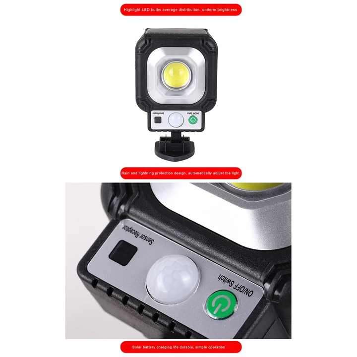 COB/LED Solar Light Outdoor Solar Lamp Solar Power PIR Motion Sensor Wall Light Waterproof Garden De