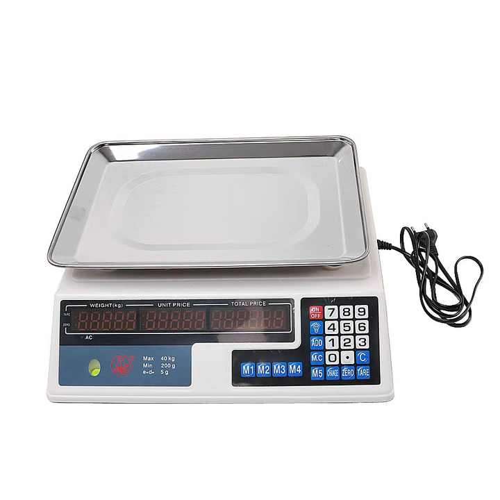 40kg Electronic Food Weighing Scale Digital Price Computing Scale