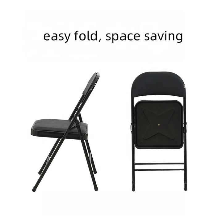 Training Office Chair Leather Comfortable Folding Chairs Garden Vintage Backrest Leisure Home Chair