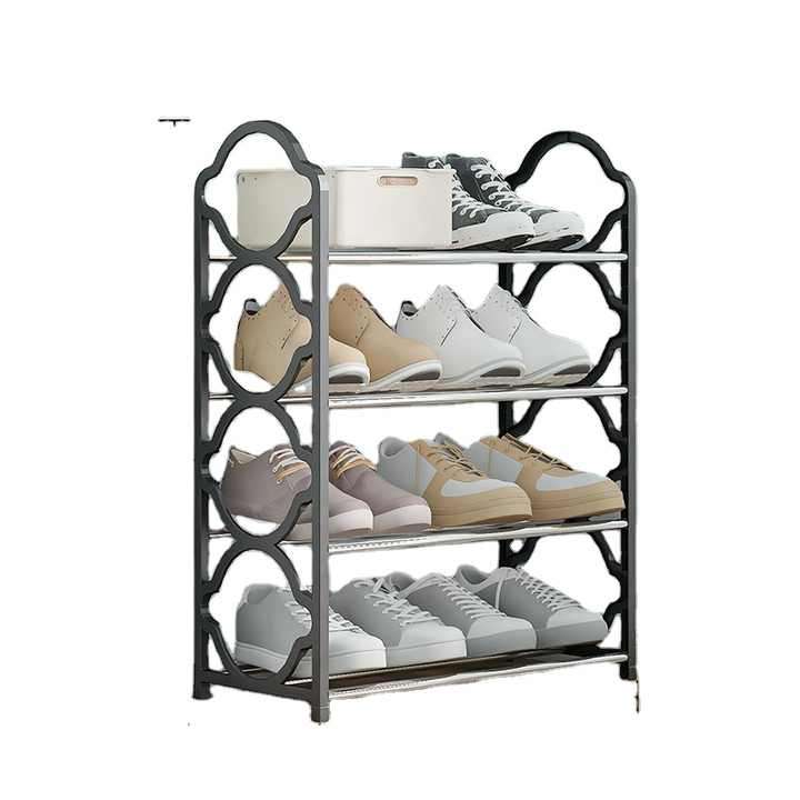 58CM Shoe Rack Household Floor Simple Assembly Shoe Rack Multi Layer Shelves Dormitory Space Saving