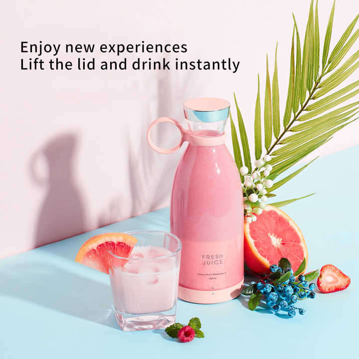 Portable Blender Mixer Blender for Kitchen Travel Office, USB-C Rechargeable Mini Blender Shakes and